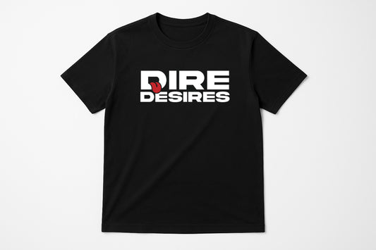 Dire Desires Signature Tee — Black