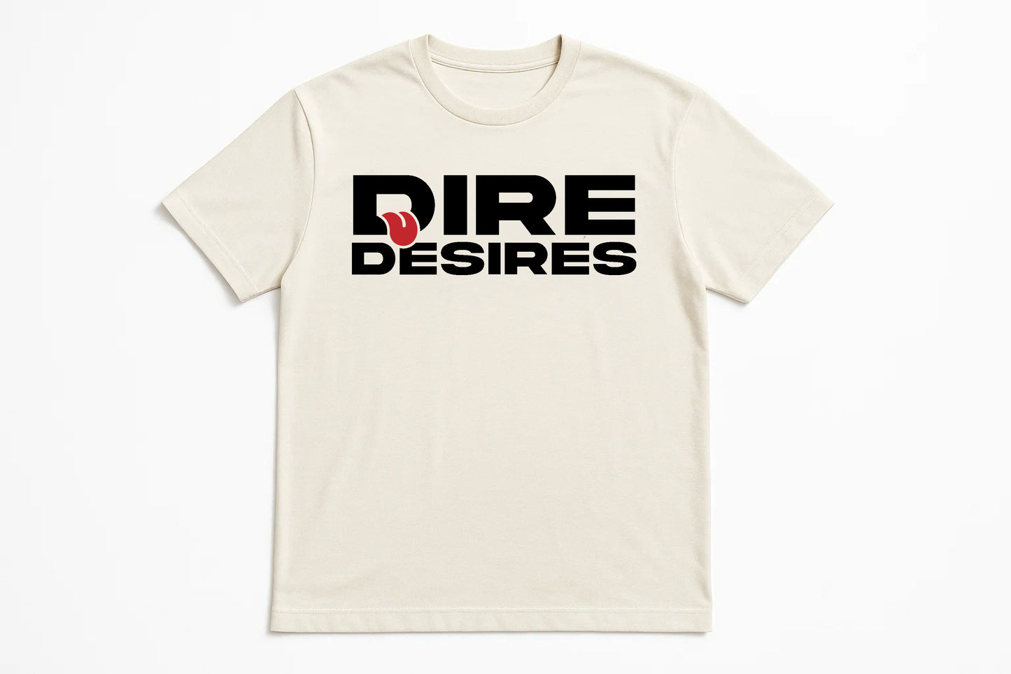 Dire Desires Signature Tee — Natural
