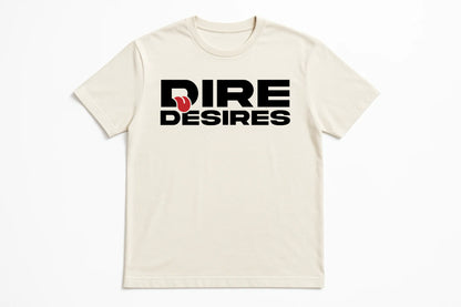 Dire Desires Signature Tee — Natural