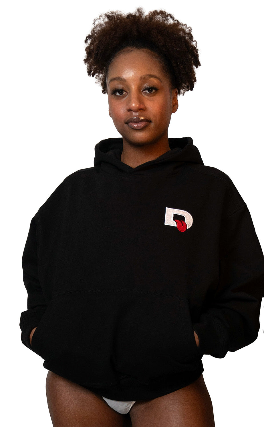 Signature D Hoodie — Black