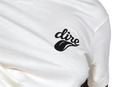 Dire Desires Tongue Tee — Natural