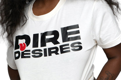 Dire Desires Signature Tee — Natural